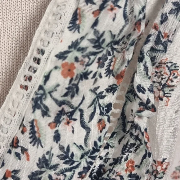 Veronica Beard White Floral Dress Sz 12 - Picture 11 of 14